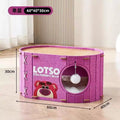 Pawpular Felt-Multi Layer Cat Scarching Bed Pink