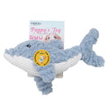 Pawpular Plush Squeaky Dog Toy Shark