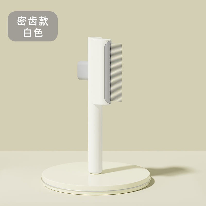 Pet button knot-opening comb