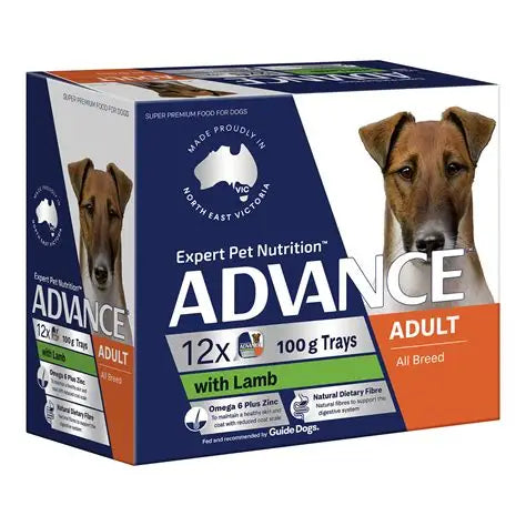 ADVANCE DOG ADULT LAMB 100G 12PK