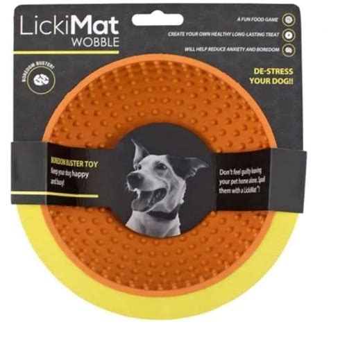 LICKIMAT DOG WOBBLE ORANGE