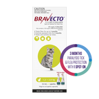 Bravecto Spot-On for Cats 1.2-2.8kg 1pk (2 pipettes)