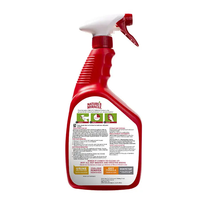 Nature's Miracle Advanced Dog Stain and Odor Eliminator Lemon 946ml