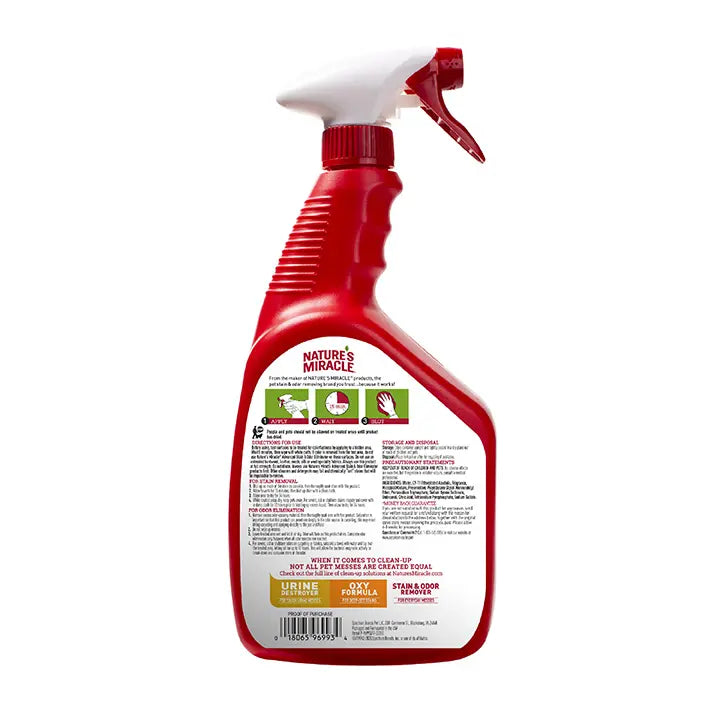 Nature's Miracle Advanced Cat Stain and Odor Eliminator Lemon 946ml