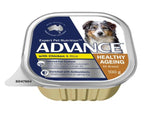 ADVANCE DOG ADULT HEALTHY AGE CHICKEN RICE 100G 12PK