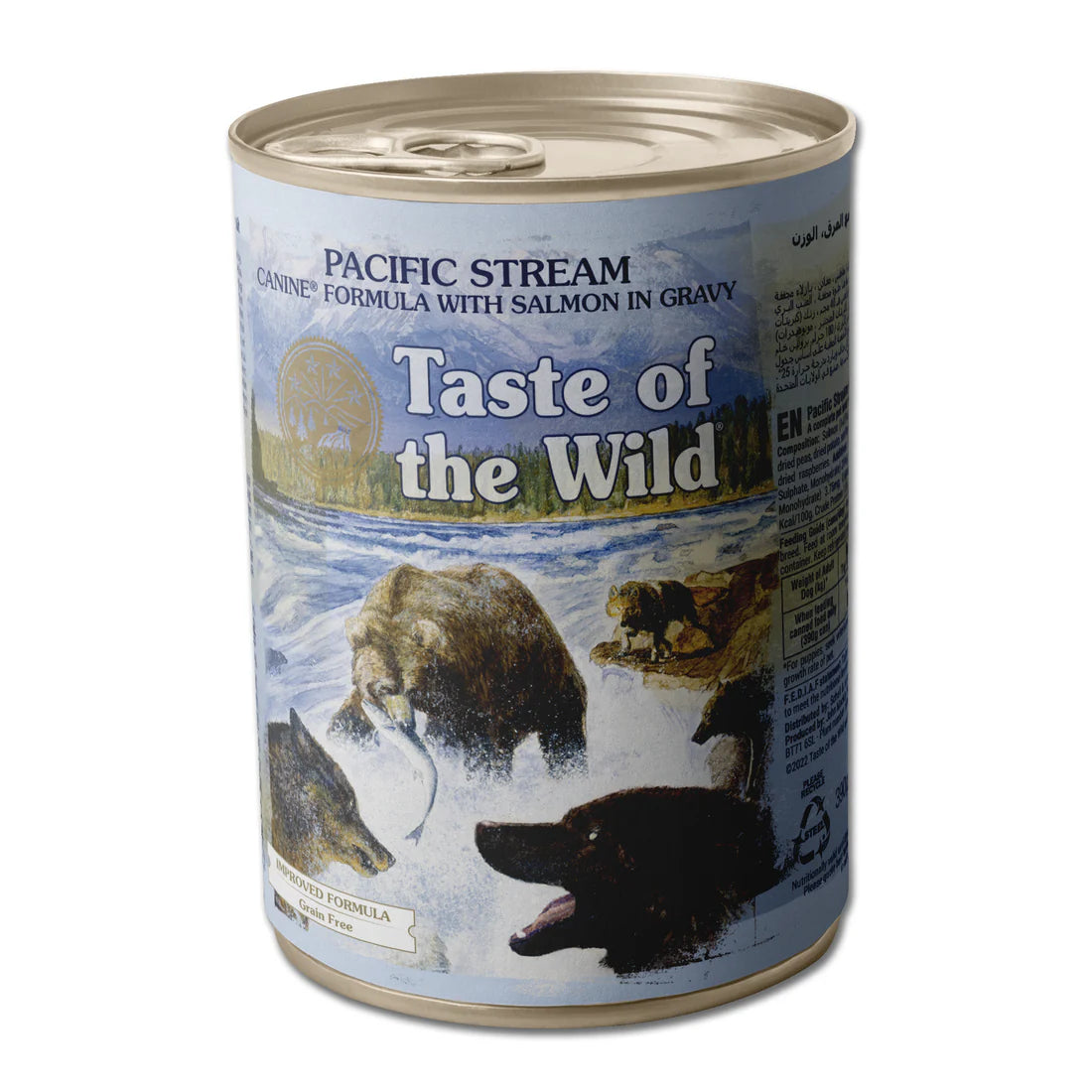 Taste of the Wild Pacific Stream Canine Formula with Salmon in Gravy Dog Wet Food 390g
