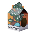 PAWZCITY Tetra-Pak Cat Scratcher House - Pine