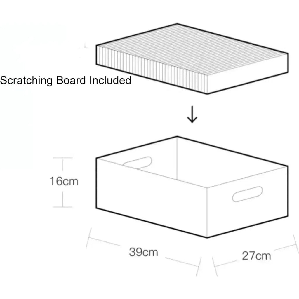 PURROOM New Cat Scratching Box - Chick