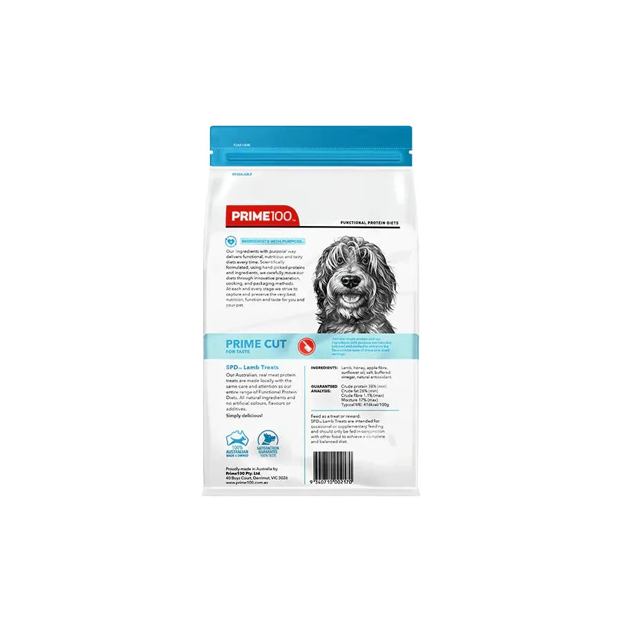 SPD PRIME CUT LAMB TREATS 100G