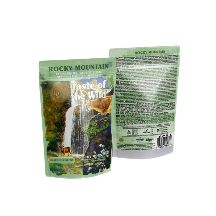 TASTE OF THE WILD Rocky Mountain Chunks In Gravy Pouch 85g