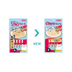 CIAO Churu Puree Cat Wet Treat White Meat Tuna With Fibre Hairball 14gx4