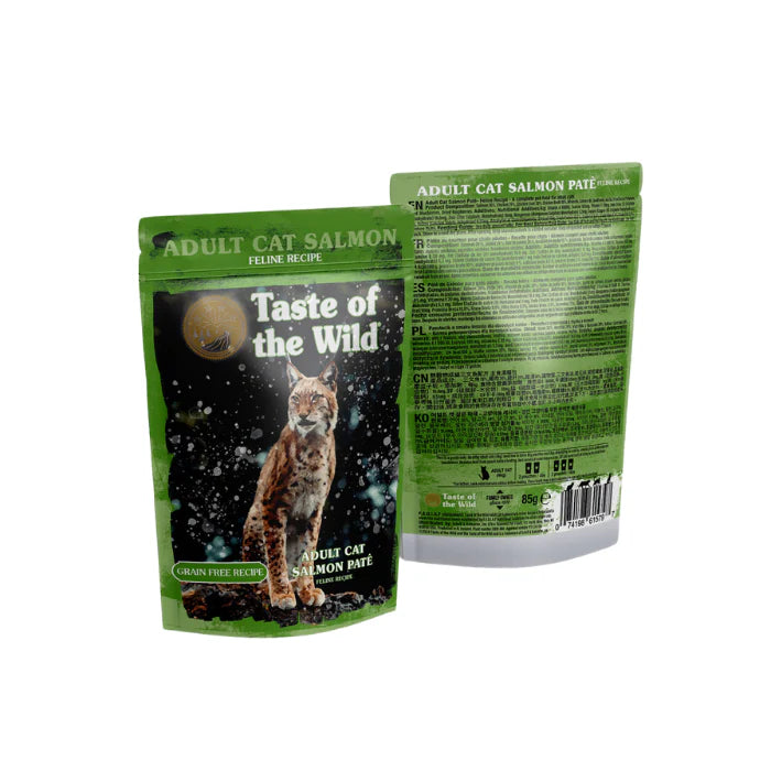 Taste of wild Adult Cat Salmon with Chicken Pate Pouch 85g