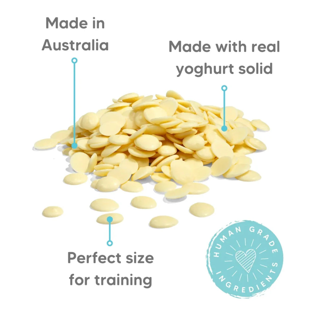 The Pet Project Vanilla Yoghurt Drops Dog Treats 250g