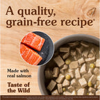 Taste of the Wild Pacific Stream Canine Formula with Salmon in Gravy Dog Wet Food 390g