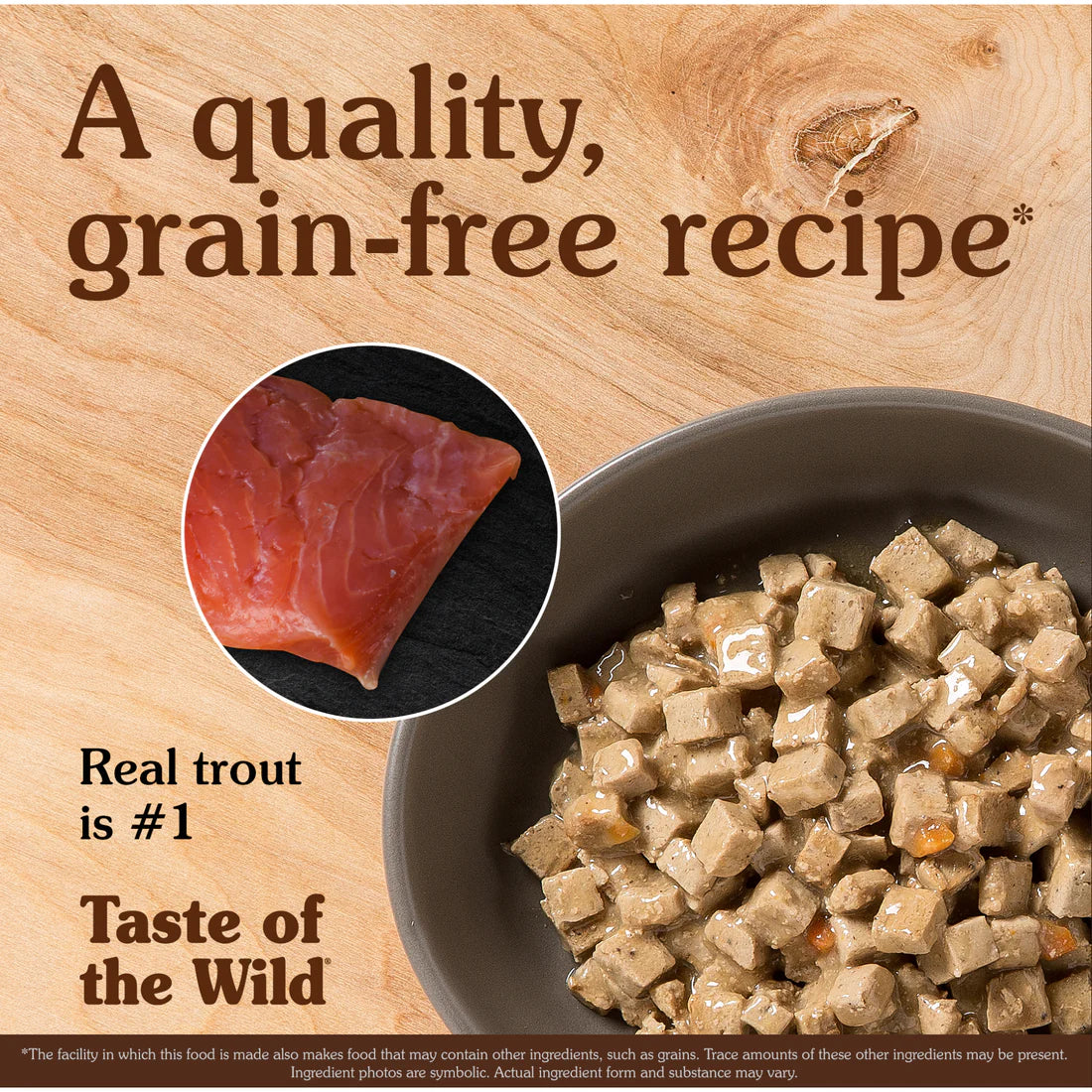 TASTE OF THE WILD - Wet Cat Food Grain Free Canyon River Cat Chunks in Gravy Pouch
