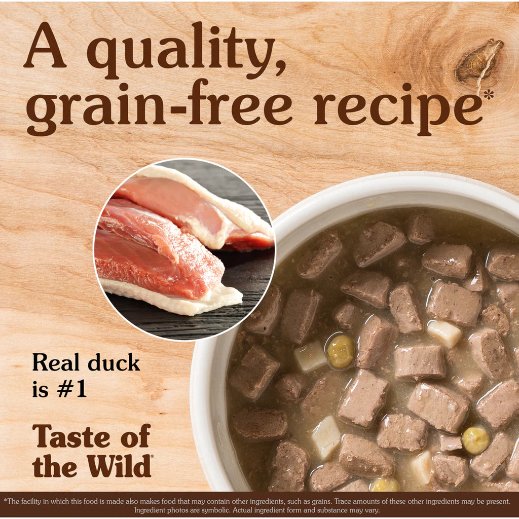 Taste of the Wild Wetlands Canine Formula with Fowl in Gravy Dog Wet Food 390g