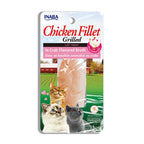 INABA CAT GRILLED CHKN FILLET IN CRAB BROTH 25G 6PK
