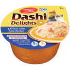 INABA DASHI DELIGHTS CUP CHICKEN TUNA 70G 6PK