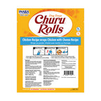 INABA DOG CHURU ROLLS CHICKEN WRAPS W CHEESE 96G 6PK