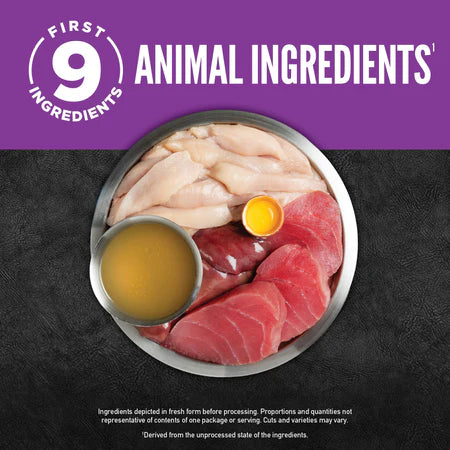 Orijen Chunks & Shreds Chicken & Tuna ENTREE For Kitten in Bone Broth Cat Wet Food Can 85g