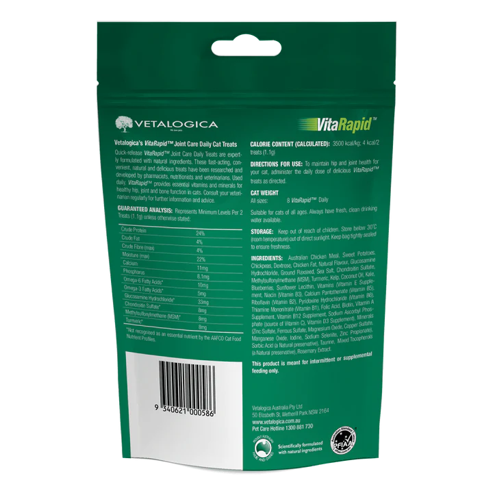 Vetalogica VitaRapid Joint & Arthritis Care for Cats 100gm