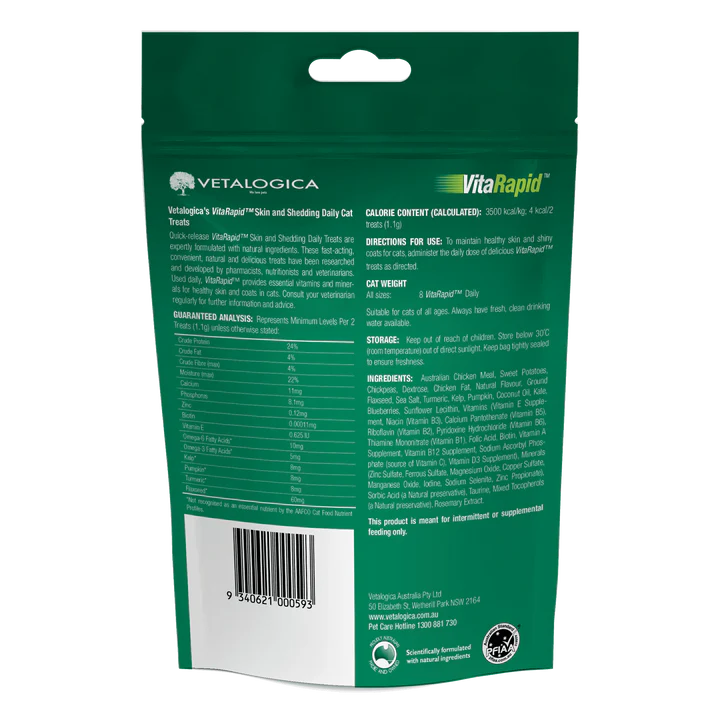 Vetalogica VitaRapid Skin & Coat Care for Cats 100gm