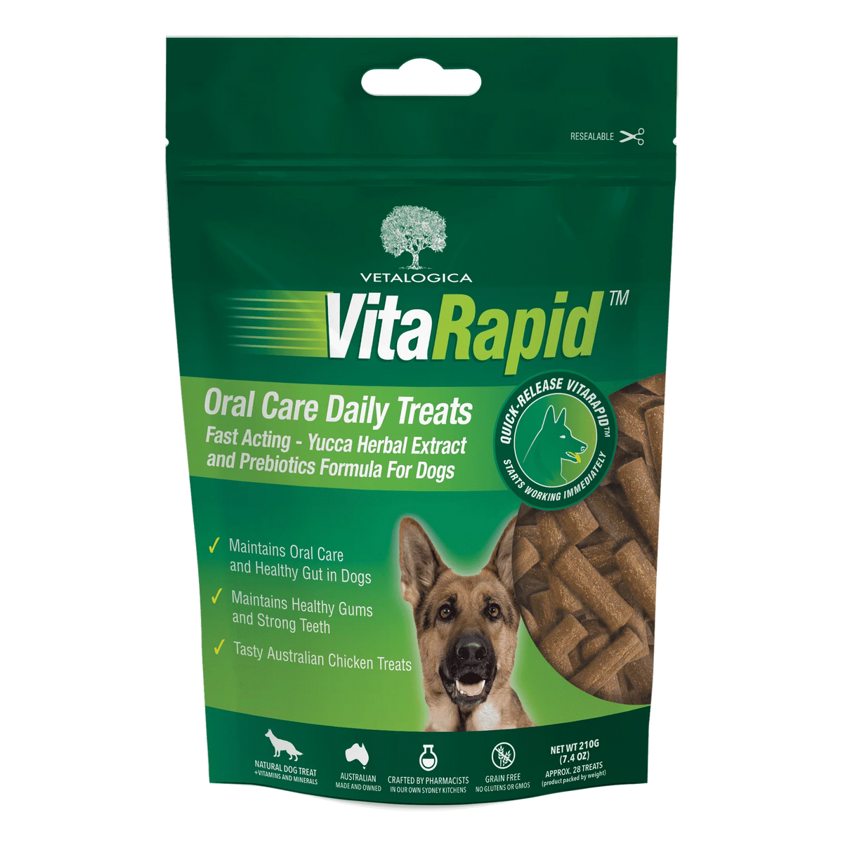 VitaRapid® Oral Care Daily Treats For Dogs 210g