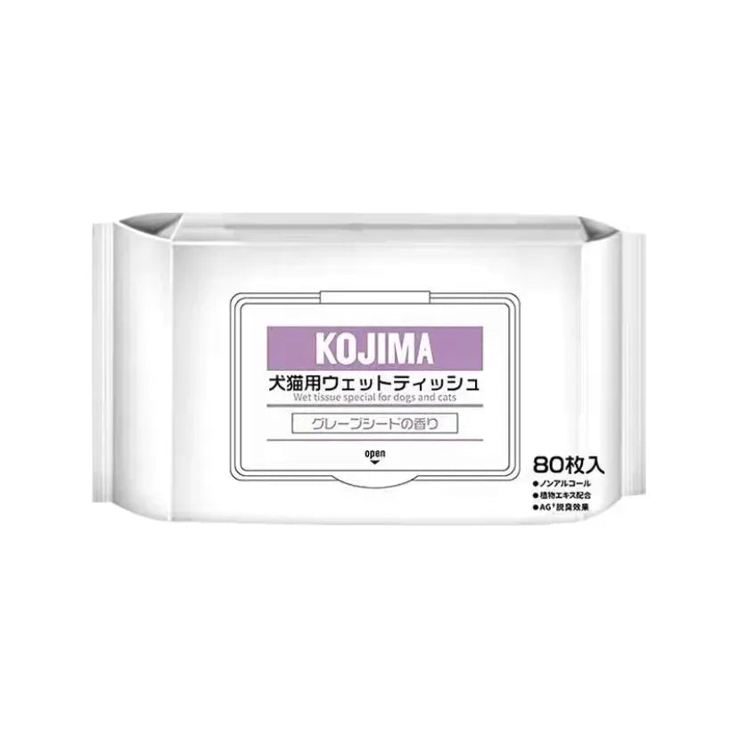 KOJIMA Pet Wipes Original 80 pcs