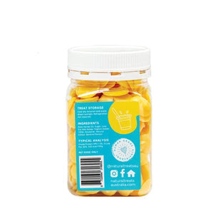 The Pet Project Banana Yoghurt Drops Dog Treats 250g