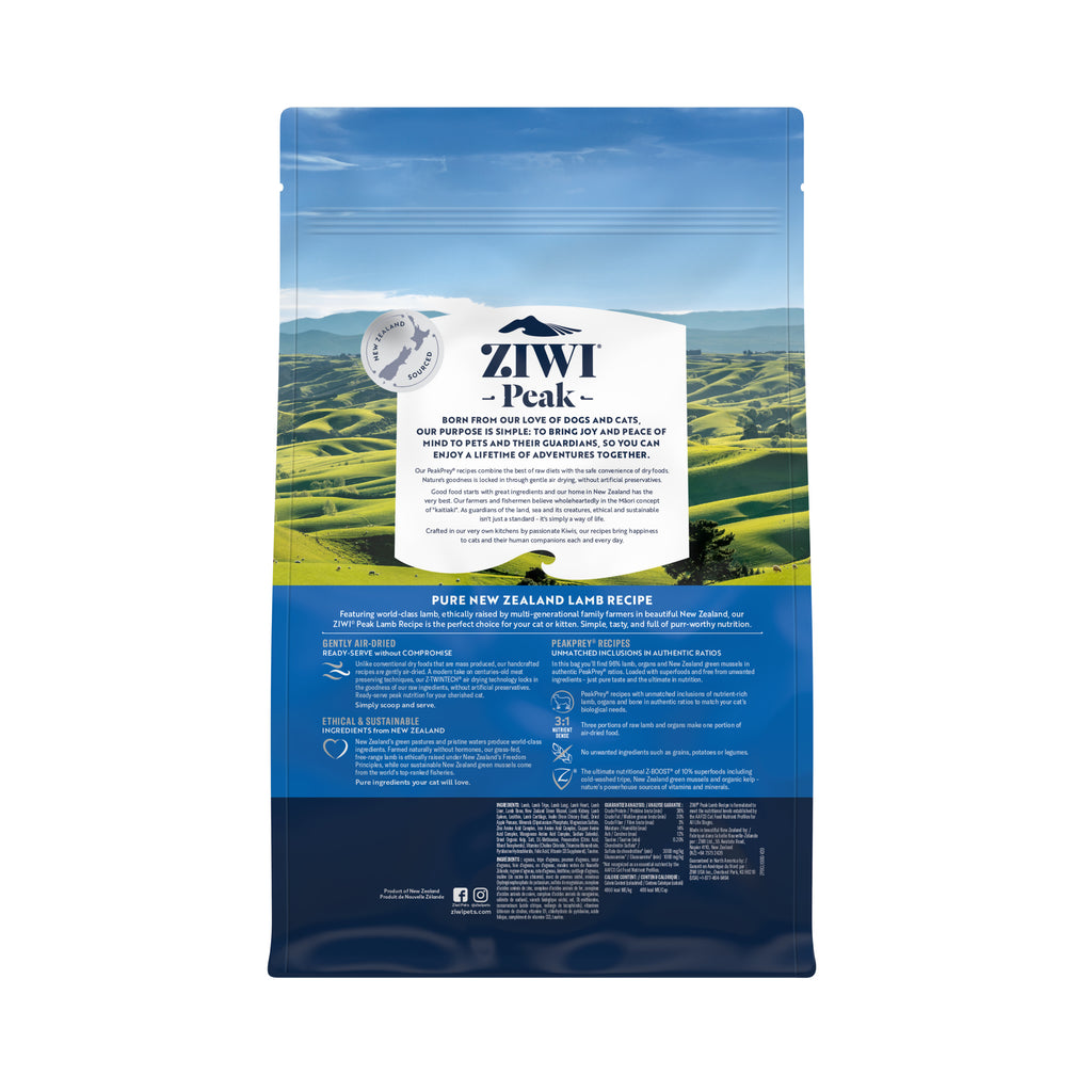 Ziwi Peak Air-Dried Dry Cat Food Lamb