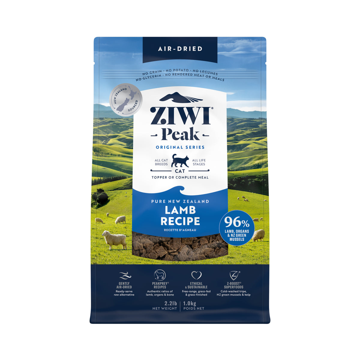 Ziwi Peak Air-Dried Dry Cat Food Lamb