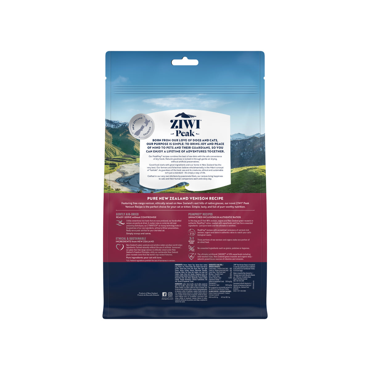 Ziwi Peak Air-Dried Dry Cat Food Venison