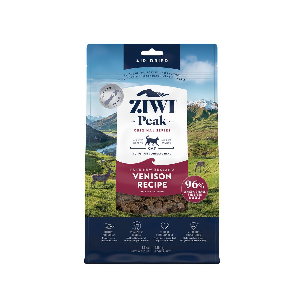 Ziwi Peak Air-Dried Dry Cat Food Venison