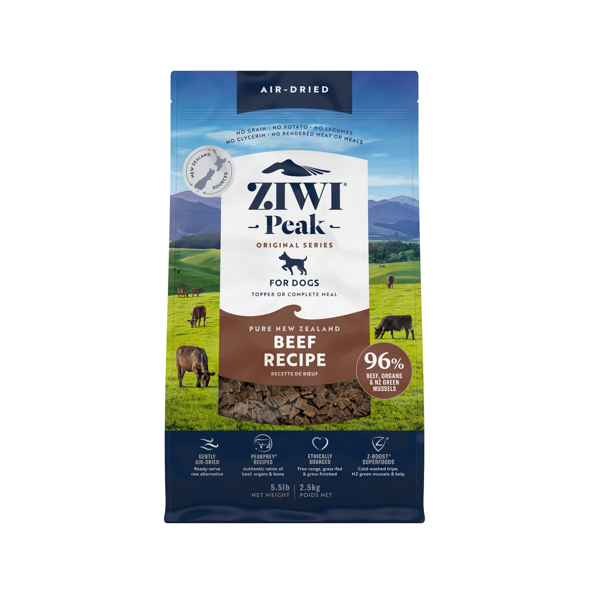 Ziwi Peak Air-Dried Dry Dog Food Beef