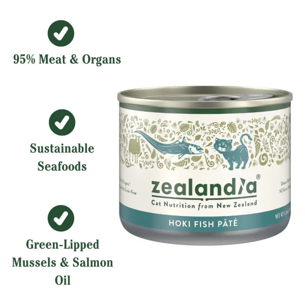 ZEALANDIA Wet Cat Food 170g (Hoki Fish)