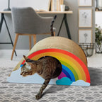 ZODIAC Rainbow Cat Scratcher 57 X 27 X 29Cm
