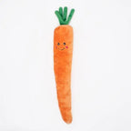 Zippy Paws Plush Squeaky Jigglerz Dog Toy - Carrot