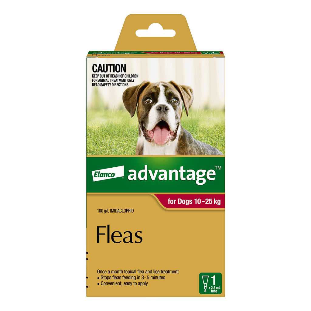 Advantage Spot- on Flea Treatment For Large Dogs 10 - 25Kg 1 pack