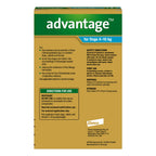 Advantage Spot-on Flea Treatment For Medium Dogs 4 To 10Kg 1pk