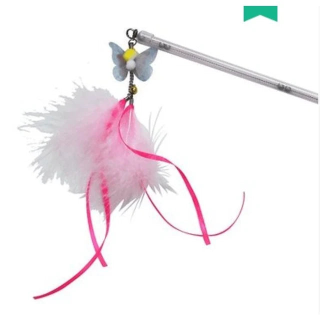 Amy Carol Retractable Cat Teaser - Butterfly