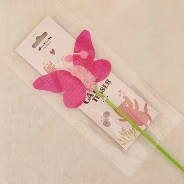 Amy Carol Garden Series Cat Teaser - Butterfly