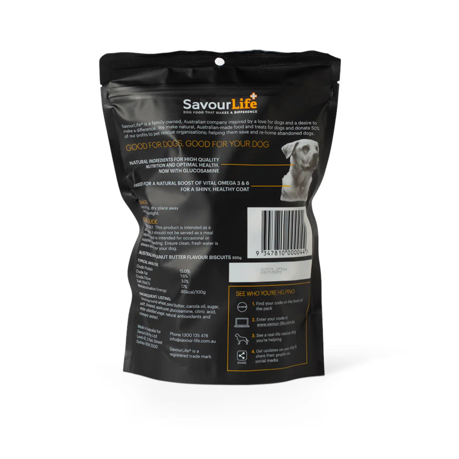 SavourLife Peanut Butter Biscuits 500g