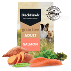 BLACK HAWK ADULT GRAIN FREE SALMON 7KG