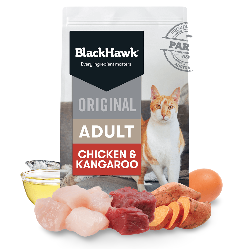 Black Hawk Original Cat Food Chicken Kangaroo 4kg