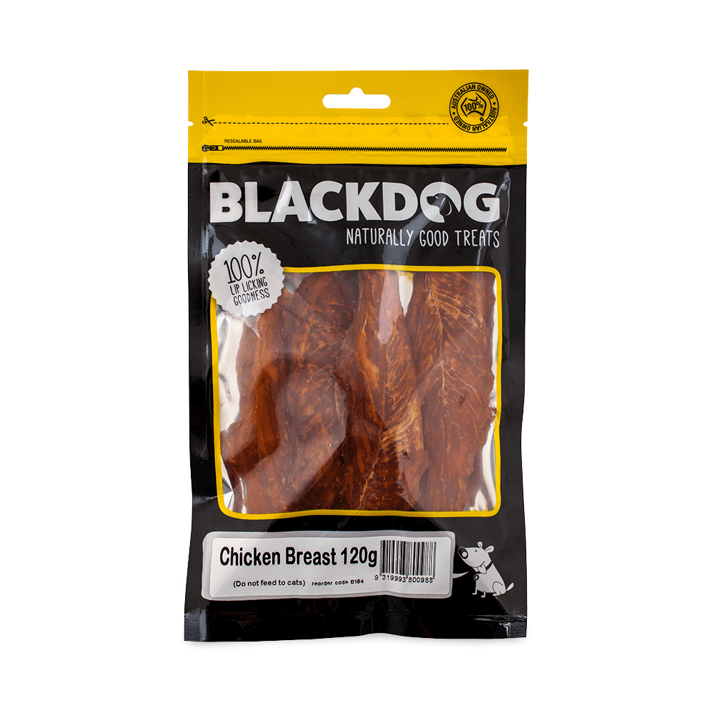 Blackdog Chicken Breast Fillet Dog Treats 120g