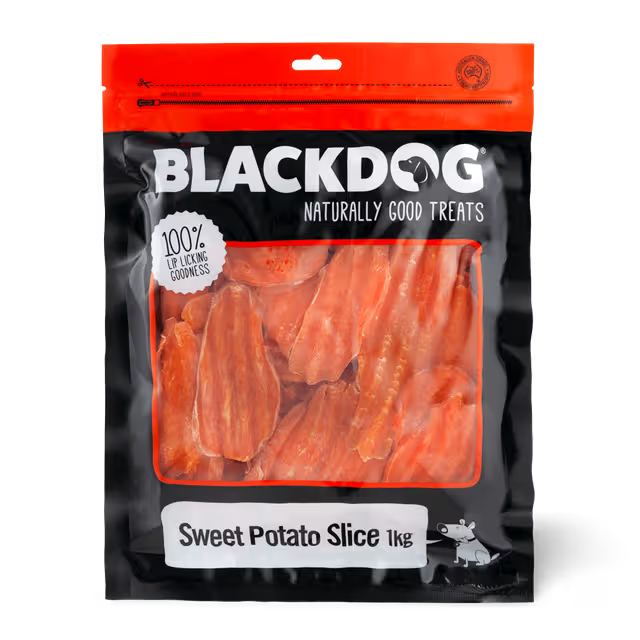 Blackdog Sweet Potato Slice Dog Treats 120g