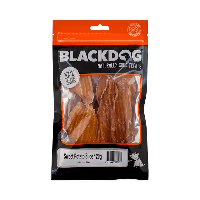 Blackdog Sweet Potato Slice Dog Treats 120g