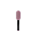 Pawpular push-button self-cleaning pet brush, black and pink