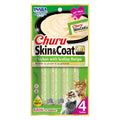 Inaba Churu Cats Treats Skin & Coat Chicken with Scallop Recipe (4pcs/pack)