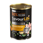 SavourLife Grain Free Adult Chicken 375g